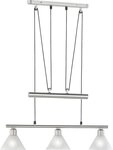 TRIO Leuchten Pendelleuchte Stamina, Seilzugmechanismus, ohne Leuchtmittel,