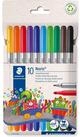 STAEDTLER Filzstift STAEDTLER Doppel-Fasermaler Noris, 10er