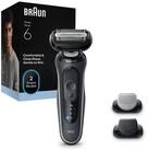 Braun Elektrorasierer Series 6 62-G1650s, Aufs&auml;tze: 2, 100% wasserdicht, +2