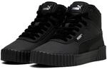 Sneaker PUMA "CARINA 30 MID WTR", Damen, Gr. 37, schwarz (puma schwarz, puma silber),