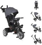 Byox Dreirad Space 3 in 1, EVA-R&auml;der, Schiebegriff, Getr&auml;nkehalter, Korb,