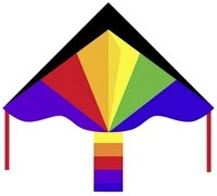 Invento Flug-Drache Ecoline Kinderdrachen Simple Flyer Rainbow 120cm