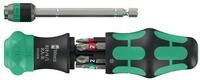 Wera Bit-Schraubendreher Kraftform Kompakt 20 RA-R Bit-Ratschen-Schraubendreher