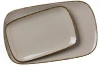 Ritzenhoff & Breker Servierplatte Casa, Porzellan, (Set, 2-tlg., 1 Platte...
