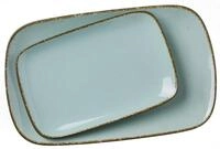 Ritzenhoff & Breker Servierplatte Casa, Porzellan, (Set, 2-tlg., 1 Platte...