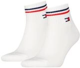 Tommy Hilfiger Kurzsocken TH UNI TJ QUARTER 2P ICONIC (2 Paar) Half-Terry-Sohle f&uuml;r