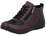 Rieker Sneakerboots High Top Sneaker, Schn&uuml;rboots, Stiefelette mit floralem...