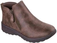 Stiefelette SKECHERS "LOVELY VIBE-FALL IN BLOOM", Damen, Gr. 35, braun (dunkelbraun),