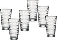 Ritzenhoff & Breker Longdrinkglas Favo, 6-teilig, 6-tlg., Glas, 6er Set, je 350...