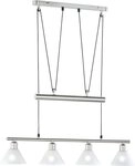 TRIO Leuchten Pendelleuchte Stamina, Seilzugmechanismus, ohne Leuchtmittel,