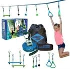 Schildkr&ouml;t Slackline Jungle Line Starter Set, Hangelparcours Set f&uuml;r Kinder...