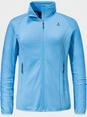 Fleecejacke SCH&Ouml;FFEL "Fleece Jk Style Cascata WMS", Damen, Gr. 38, blau (8105,