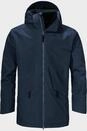 Langjacke SCH&Ouml;FFEL "Ins Parka Style Malkay MNS", Herren, Gr. 50, blau (8820, blau),