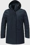 Doppeljacke SCH&Ouml;FFEL "3in1 Parka Style Borkol WMS", Damen, Gr. 38, blau (8820,