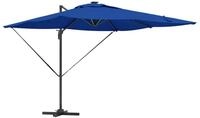 vidaXL Sonnenschirm Sonnenschirm mit LED-Lichtleisten Azure Blau 286 x 284 x...