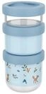 Mepal Kinderbesteck Mepal Mio 550 ml Snackbox stapelbar 3-teilig - Forest...