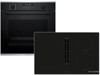 BOSCH Backofen-Set, mit Teleskopauszug nachr&uuml;stbar, Pyrolyse-Selbstreinigung, Timer,