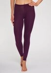 Lavana Strickstrumpfleggings Baumwoll Strumpfhose ohne Fu&szlig;, Uni Farben...