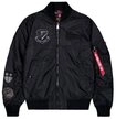 Alpha Industries Bomberjacke MA-1 TT Flying Tigers Light