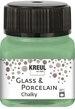 Kreul Bastelfarbe Glass & Porcelain Chalky, 20 ml