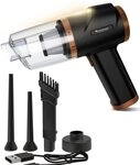 TurboTronic by Z-Line Akku-Handstaubsauger 5KPA Power Handsauger mit 47k RPM...