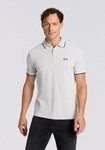 BOSS GREEN Poloshirt Paddy atmungsaktive Piqu&eacute;-Webstruktur, Flachstrickkragen,