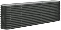 vidaXL Hochbeet, Kr&auml;uterhochbeet Pulverbeschichteter Stahl 224x40x68 cm...