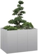 vidaXL Pflanzk&uuml;bel, Pflanzk&uuml;bel 120x80x80 cm Verzinkter Stahl