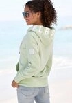 Elbsand Kapuzensweatjacke Kelda mit Logo-Stickerei an der Kapuze, Basic