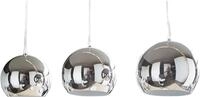 DELIFE H&auml;ngeleuchte Pentola, Chrom Silberfarben 75 cm 3 Schirme Deckenlampe