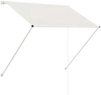 vidaXL Markise Einziehbare Markise 150&times;150 cm Creme (1-St)