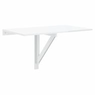 vidaXL Nachtkommode, Wand-Klapptisch Hochglanz-Wei&szlig; 100x60x56 cm Holzwerkstoff