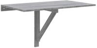 vidaXL Klapptisch Wand-Klapptisch Grau Sonoma 100x60x56 cm Holzwerkstoff (1-St)