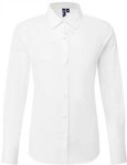 Premier Workwear Kapuzenpullover Womens Long Sleeve Recyclight Poplin Shirt