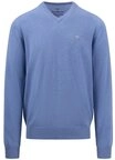 FYNCH-HATTON Strickpullover aus Baumwolle, mit V-Ausschnitt, bequeme Passform