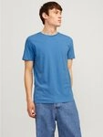 Jack & Jones Rundhalsshirt JJEORGANIC MELANGE TEE SS O-NECK NOOS Baumwollmischung,