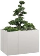 vidaXL Hochbeet vidaXL Pflanzk&uuml;bel 120x80x80 cm Edelstahl