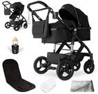 bergsteiger Kombi-Kinderwagen Nizza 3 in 1 Kinderwagen, Auto-Babyschale & Isofix