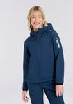 CMP Softshelljacke WOMAN JACKET ZIP HOOD sportlicher Stil, w&auml;rmend, wind- und