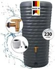 4rain Regentonne JOLIE 2in1 Regentonne Komplett-Set 230 L, graphite grey
