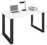 VCM Schreibtisch Lona, rechteckig, Tiefe 50 cm, B&uuml;gel-Fu&szlig; schwarz