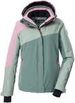 Skijacke KILLTEC "KSW 26 WMN SKI JCKT", Damen, Gr. 38, gr&uuml;n (graugr&uuml;n),