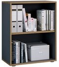 VCM Standregal B&uuml;cherregal Salia H. 74 x B. 60 x T. 33 cm, Holzregal stehend,