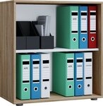 VCM Standregal Holz B&uuml;ro Regal B&uuml;cher Ordner Aktenregal Lona 2f, 1-tlg.
