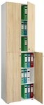 VCM Aktenschrank Ulas Aktenschrank B. 70 x T. 40 x H. 220 cm Ordnung f&uuml;r Akten...