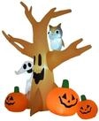 HOMCOM LED-Dekofigur Halloween Spukbaum mit Beleuchtung