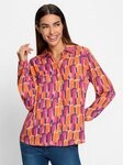 heine Klassische Bluse Druckbluse Langarm