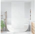 vidaXL Duschvorhang vidaXL Duschrollo 120x240 cm Wei&szlig;