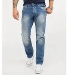 Rock Creek Regular-fit-Jeans Herren Jeans Stonewashed Blau RC-2009