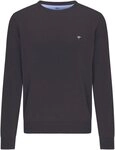 FYNCH-HATTON Strickpullover mit Logostickerei